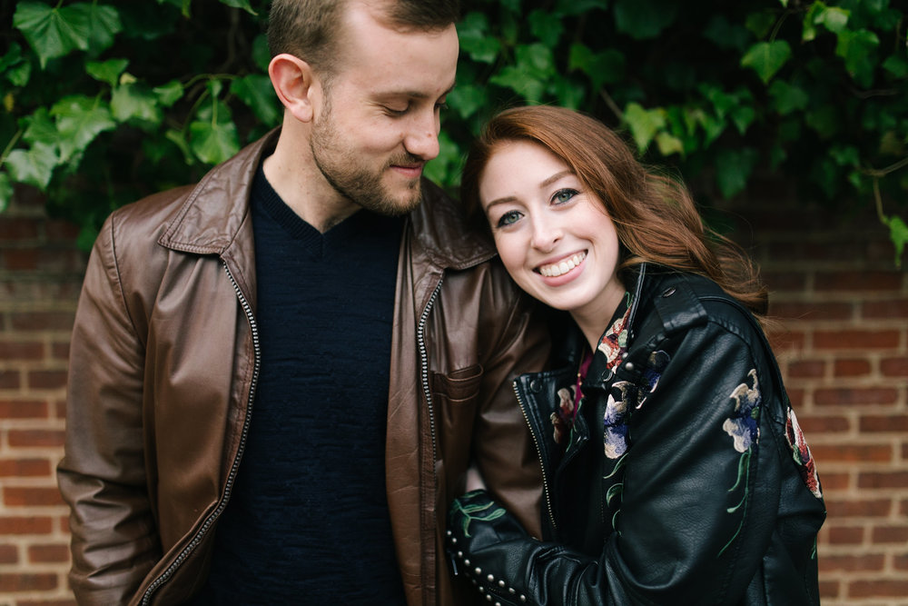  Leather jackets at this DC Area Engagement Shoot - Alexandria, VA 