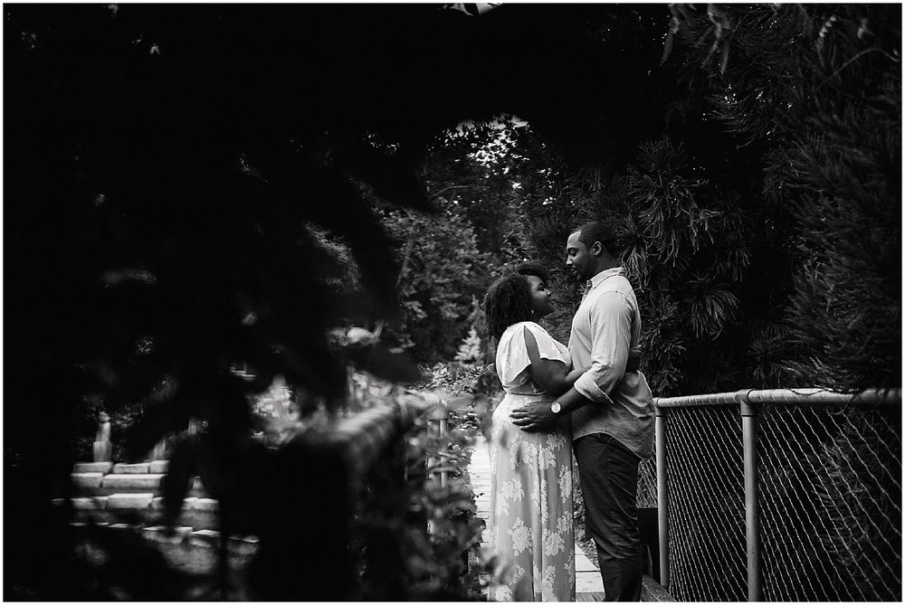  black and white grounds for sculpture engagement shoot 