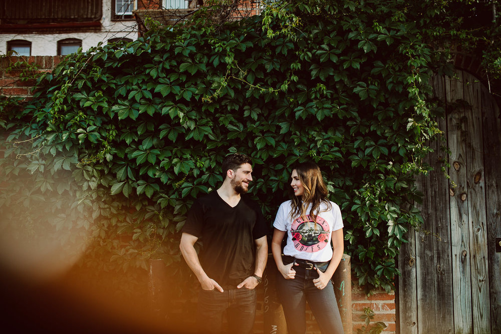  rock and roll inspired engagement session 