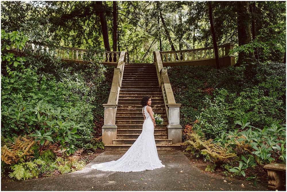  long lace wedding gown at cator woolford gardens 