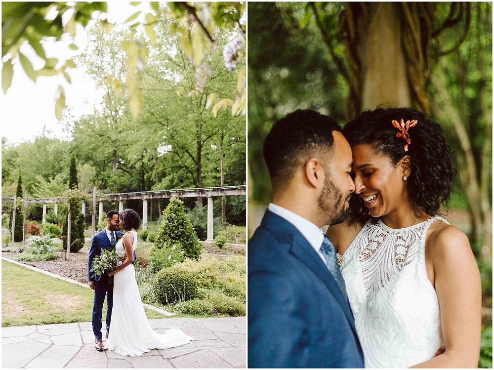  spring wedding ceremony at cator woolford gardens 