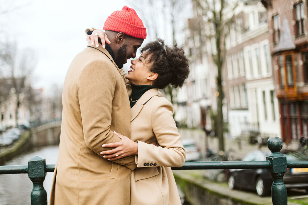  black couple in amsterdam 