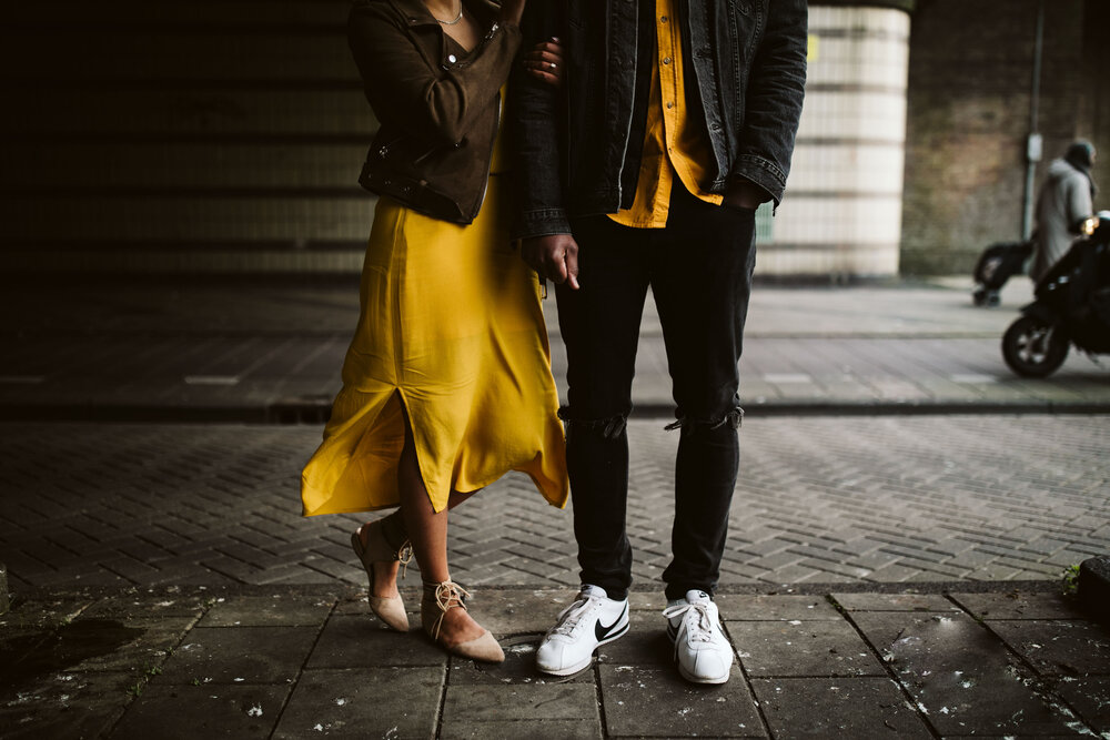  grungy amsterdam engagement session 