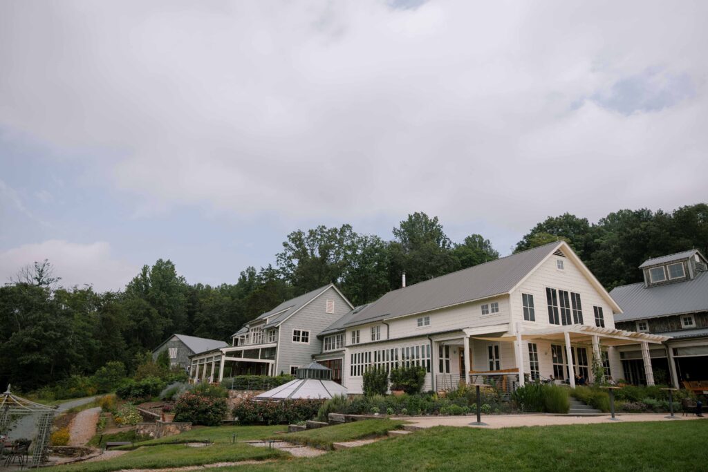 view of main house at pippin hill farm
